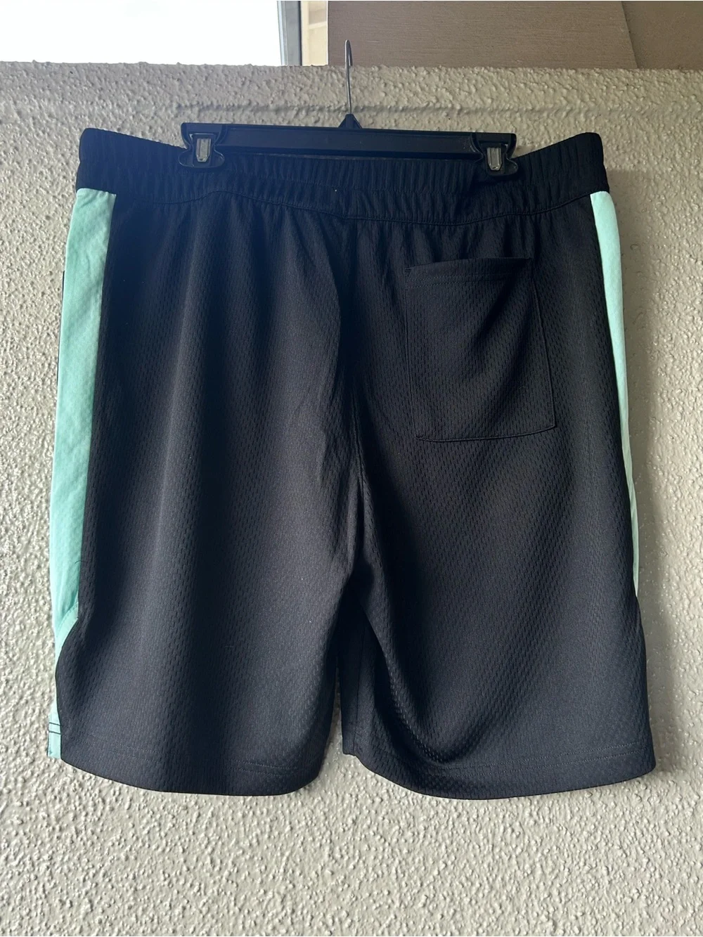 Adidas Mesh Basketball Training Shorts Black Mint ADVR0829 Mens XL NWT